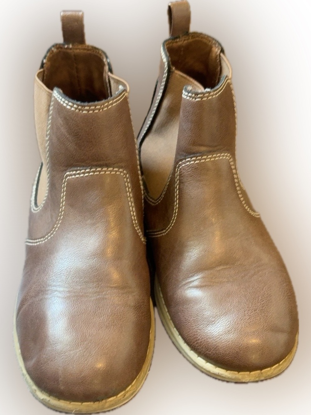 Cat & Jack Brown Chelsea-Style Kids Boots
